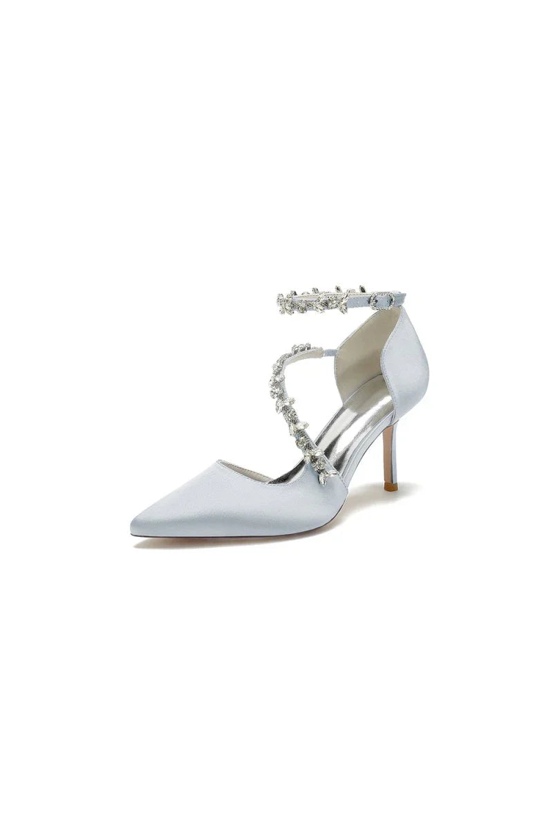 Pointed Toe Slingback Strap High Heel
