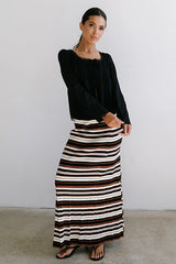 Anne Striped Maxi Skirt test product
