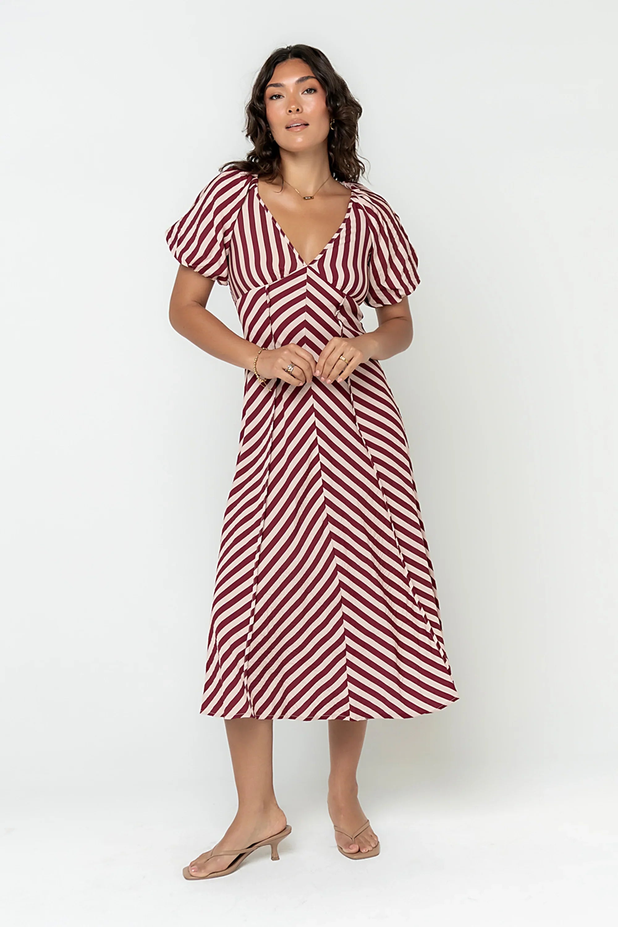 Lindsay Striped Maxi Dress