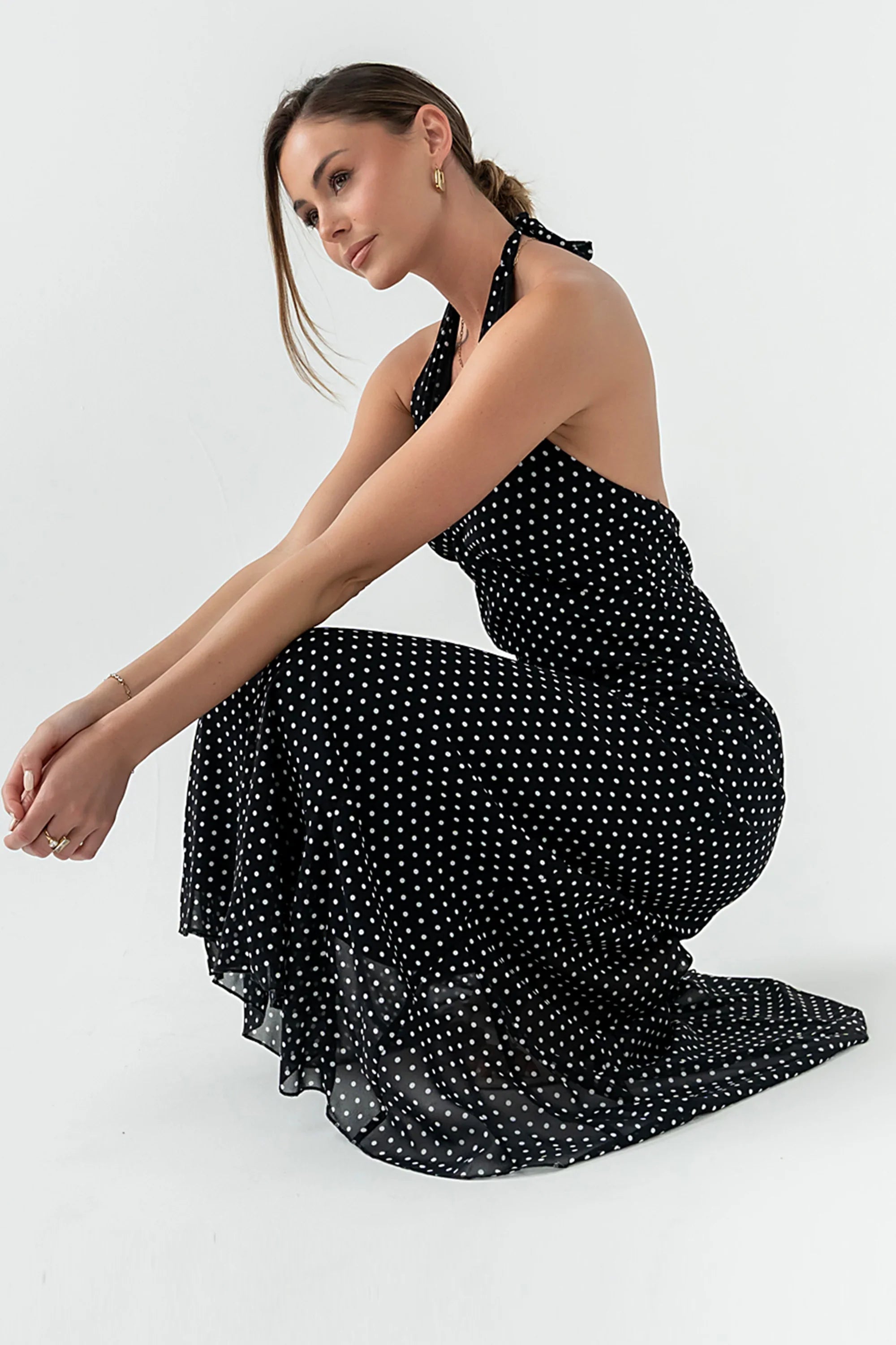 Andie Polka Dot Maxi Dress