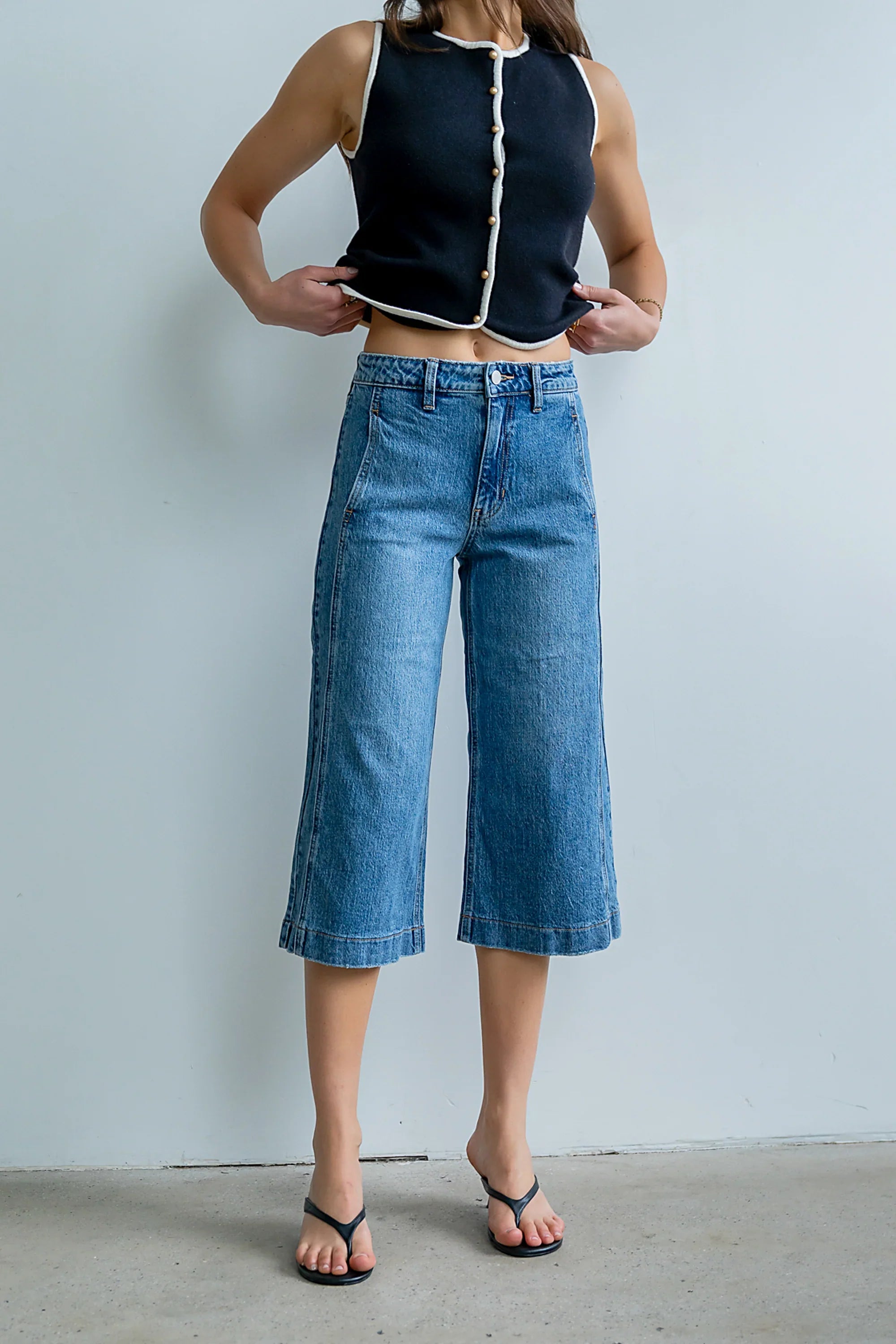 Leanne Wide Leg Capris