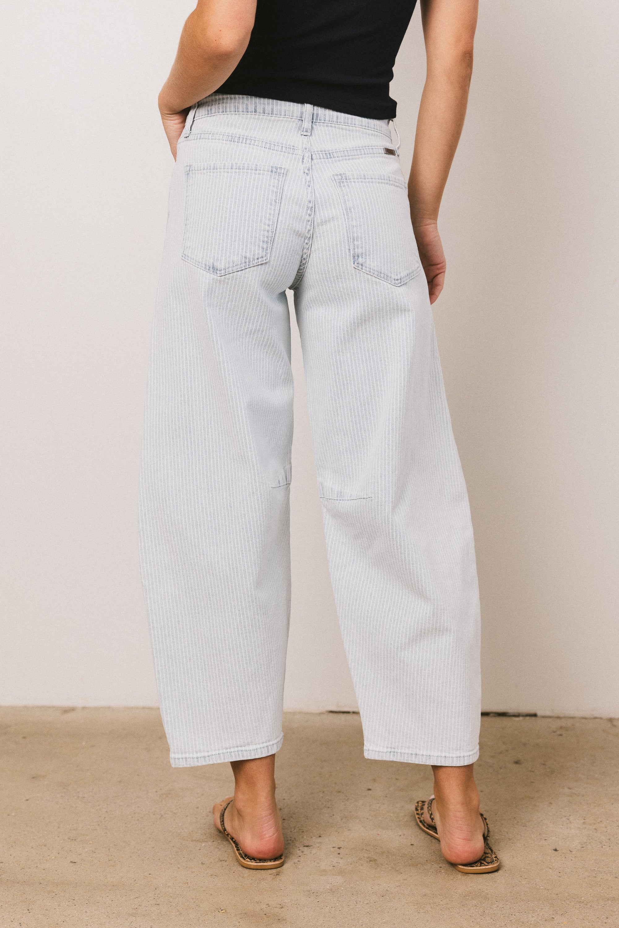 Cade Striped Barrel Jeans FINAL SALE