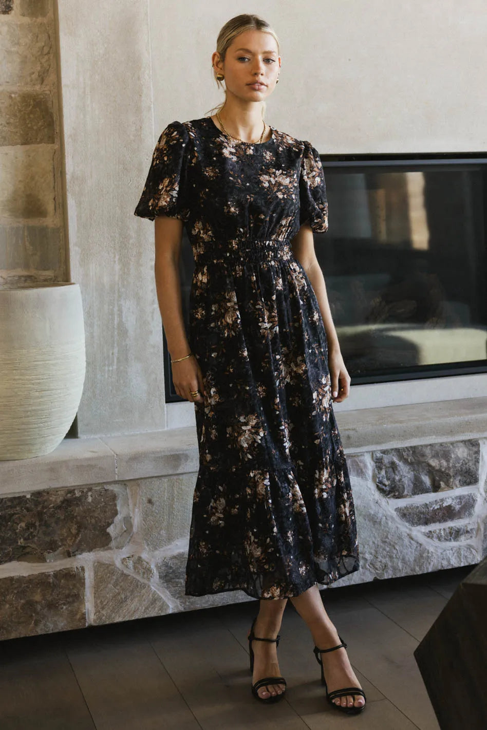 Mirren Floral Midi Dress FINAL SALE