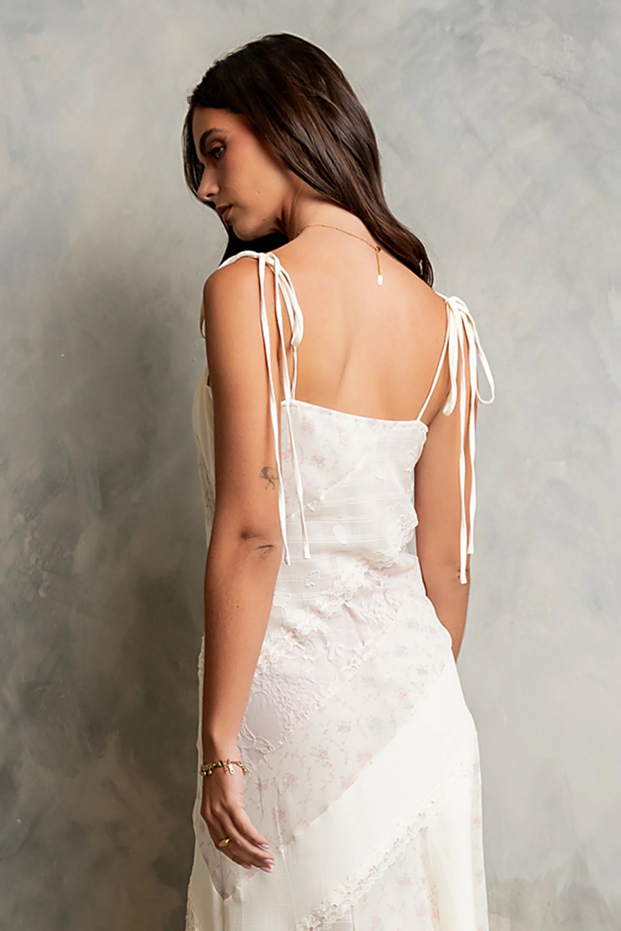 Jones Mixed Media Maxi Dress