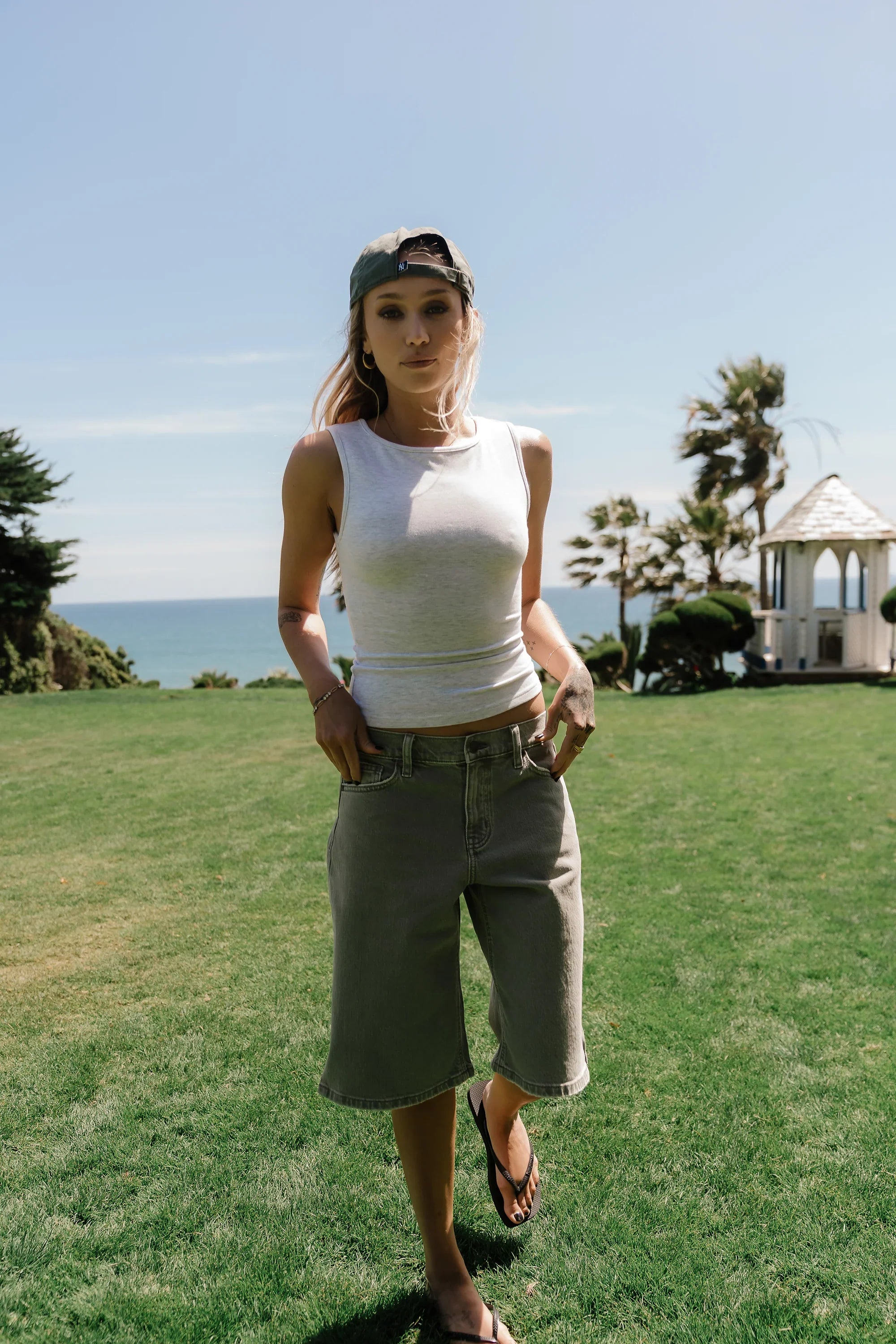 Riley Denim Bermuda Shorts