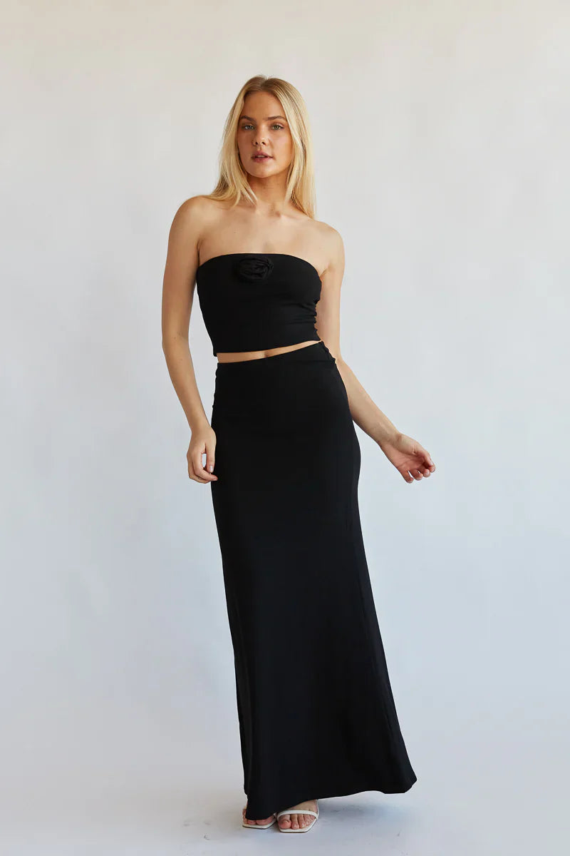 Rosalyn High Rise Maxi Skirt