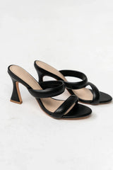 Marco Strappy Heel in Black
