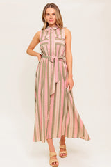 WINDSWEPT FIELDS MIDI DRESS OLIVE