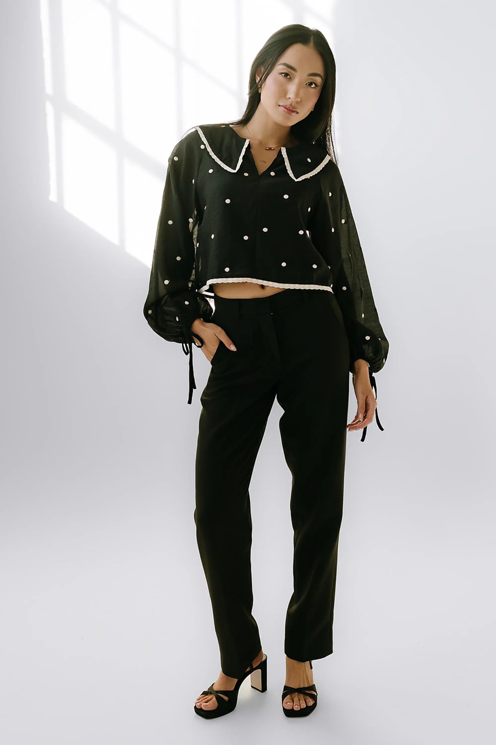 Yara Polka Dot Blouse