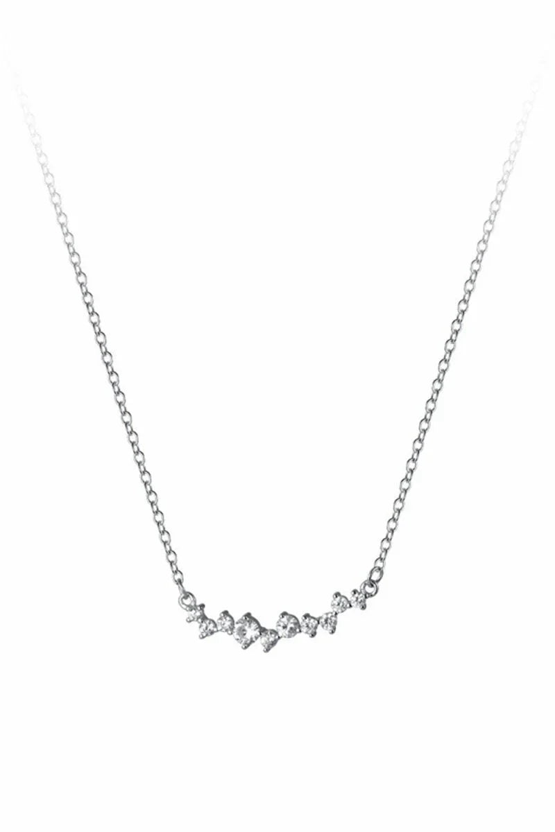 Smile Diamond Pendant Necklace