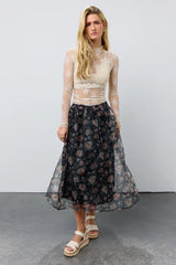 Floral Organza Skirt FINAL SALE