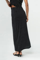 Malia Polka Dot Maxi Skirt