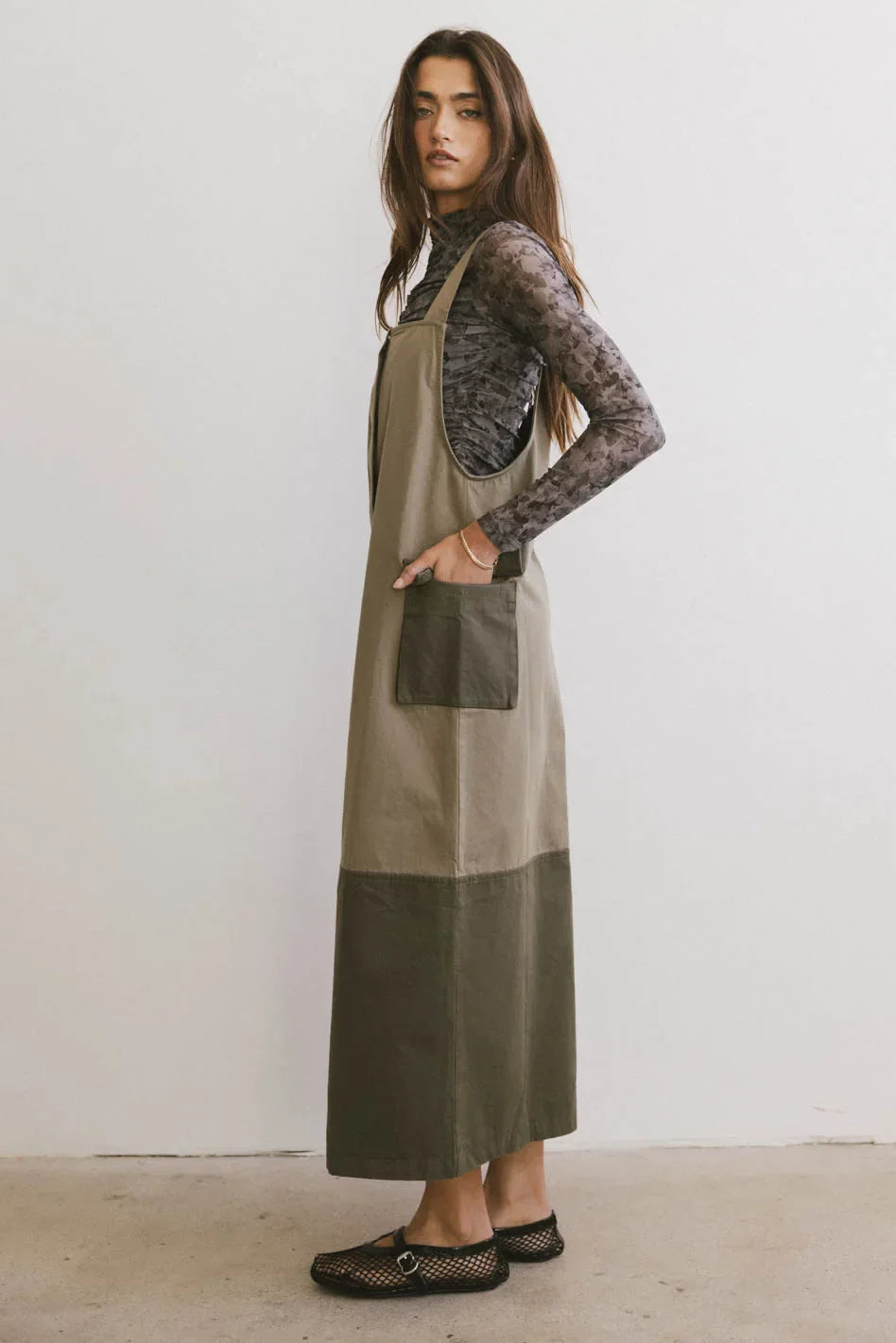 Jovi Cargo Overall Dress FINAL SALE