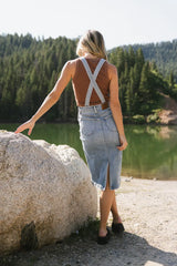 Anya Denim Overall Dress FINAL SALE