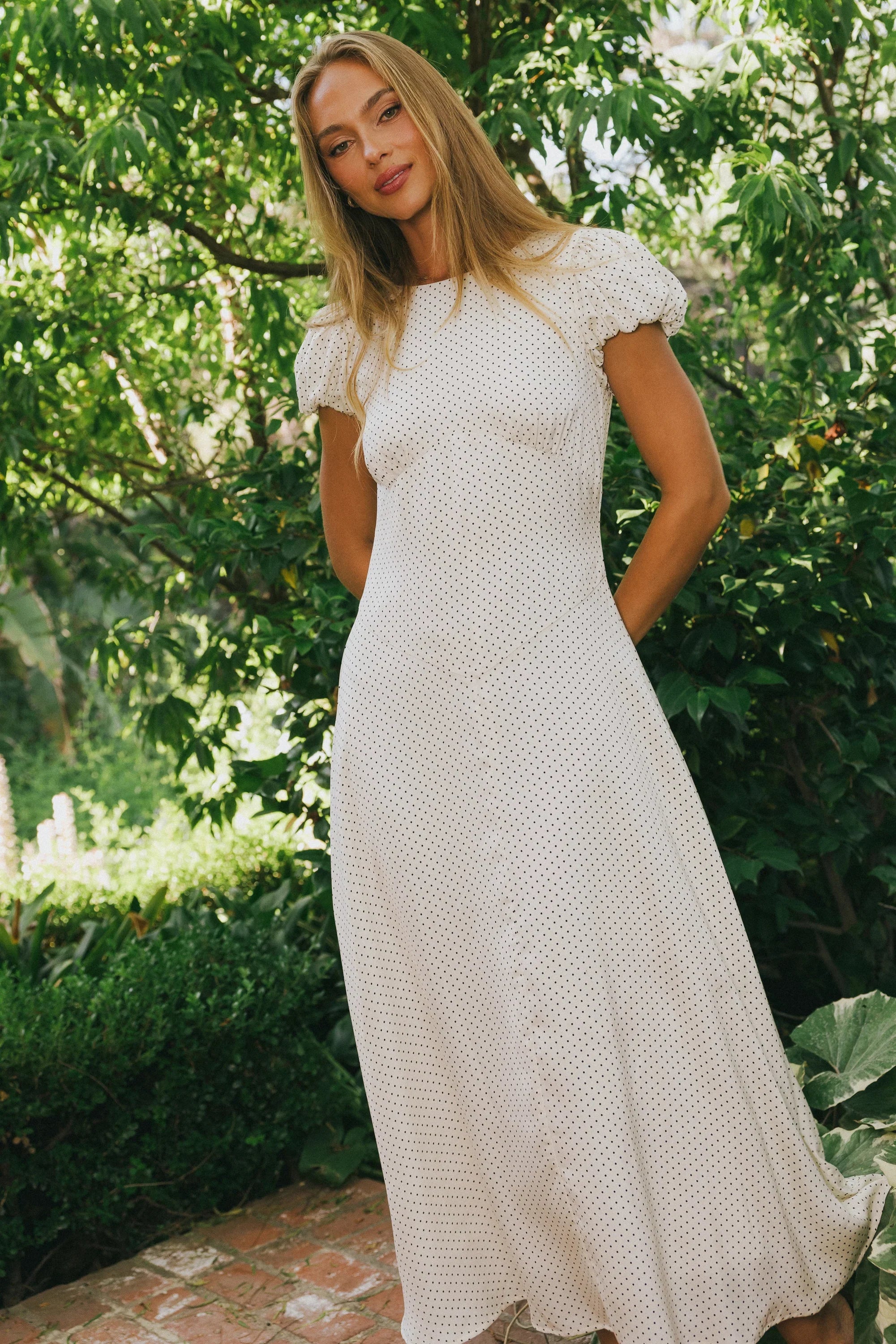 Karla Polka Dot Maxi Dress FINAL SALE