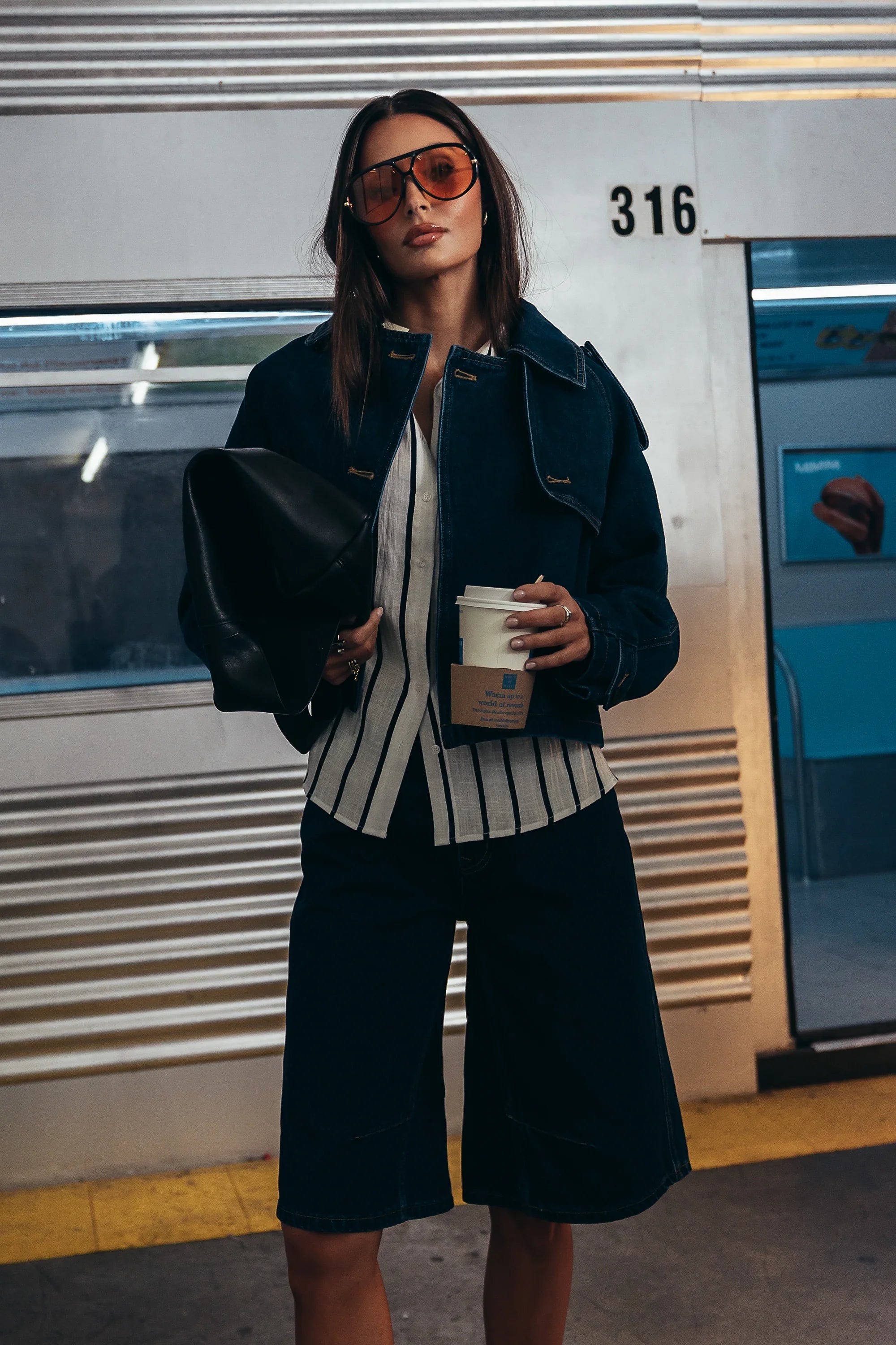 Sally Cropped Trench Coat