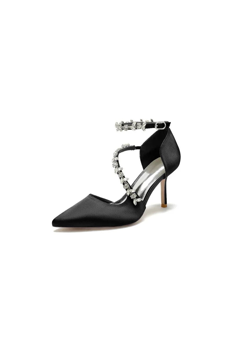 Pointed Toe Slingback Strap High Heel