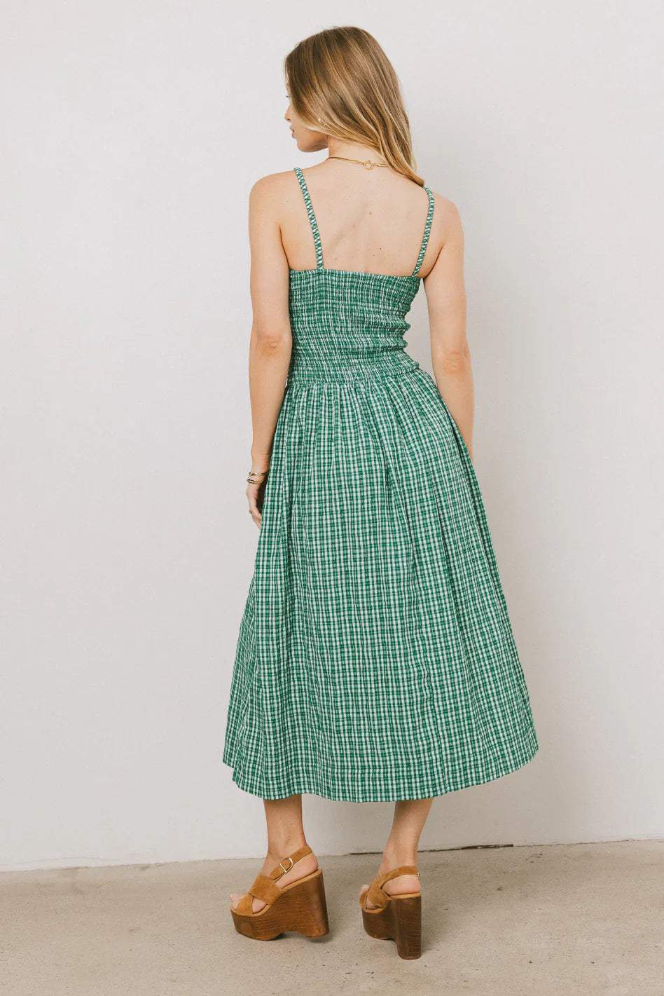 Reid Plaid Midi Dress FINAL SALE