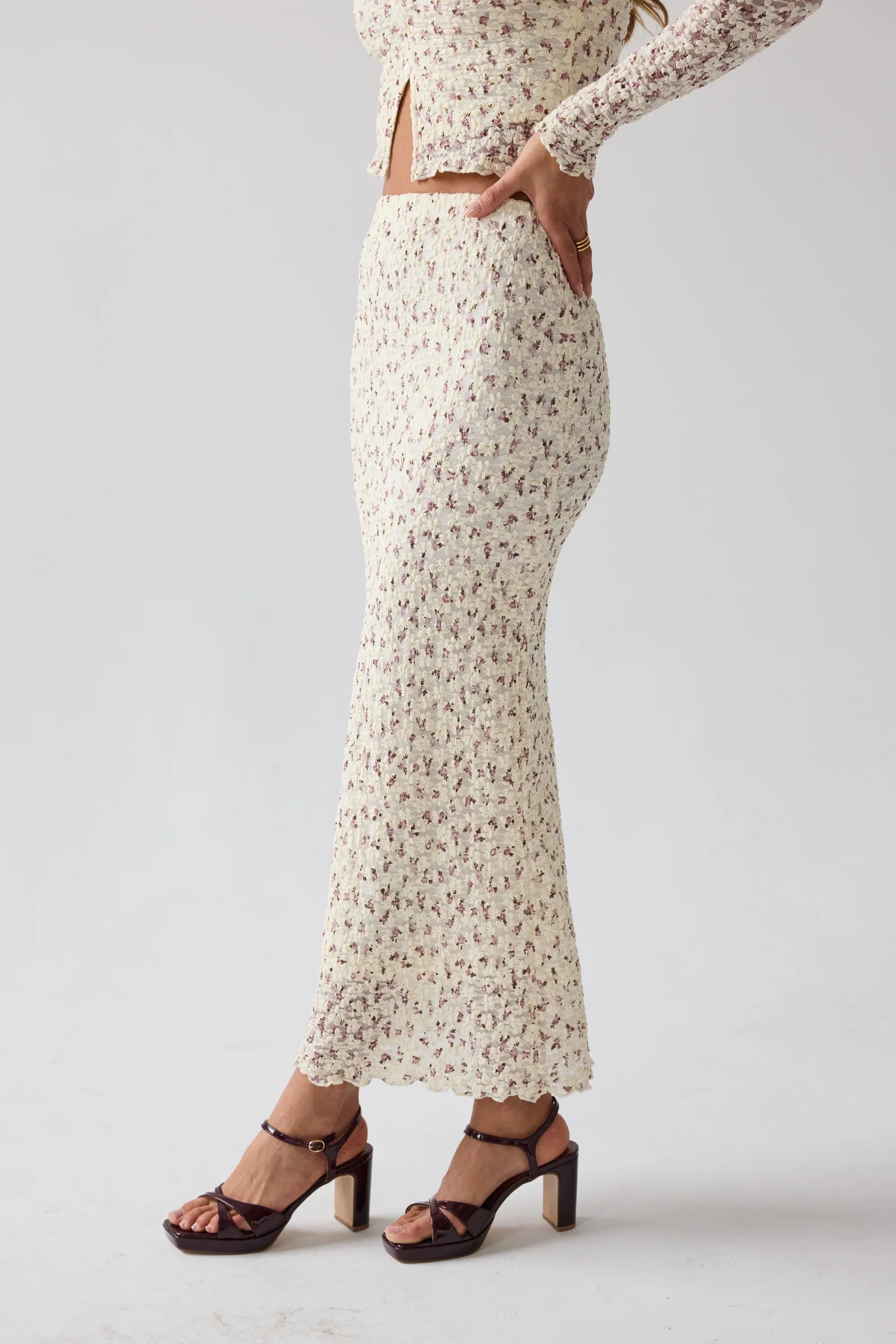 Reggie Floral Maxi Skirt