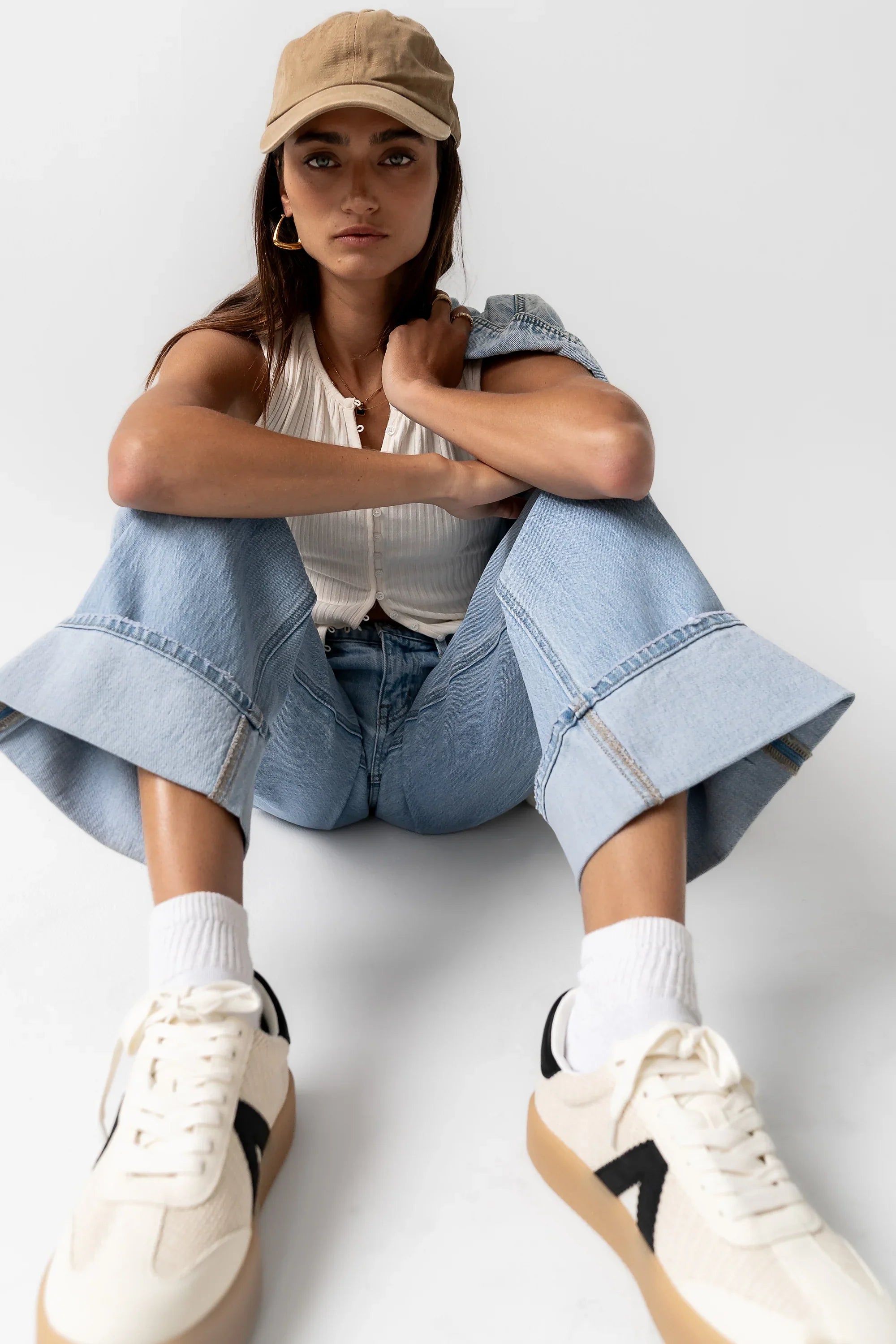 Marcia Cuffed Baggy Jeans
