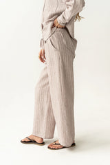 Conner Wide Leg Pants in Mocha
