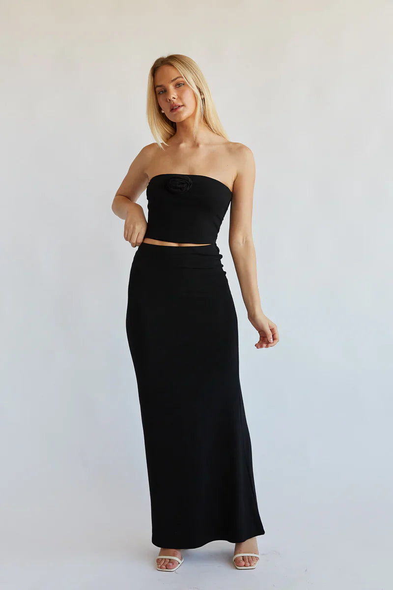 Rosalyn High Rise Maxi Skirt