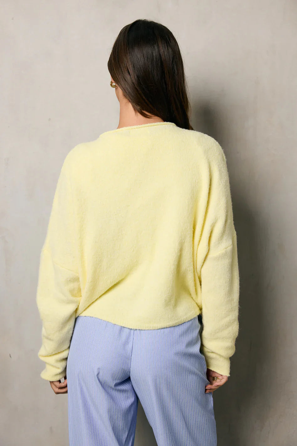 Maci Cardigan in Yellow FINAL SALE