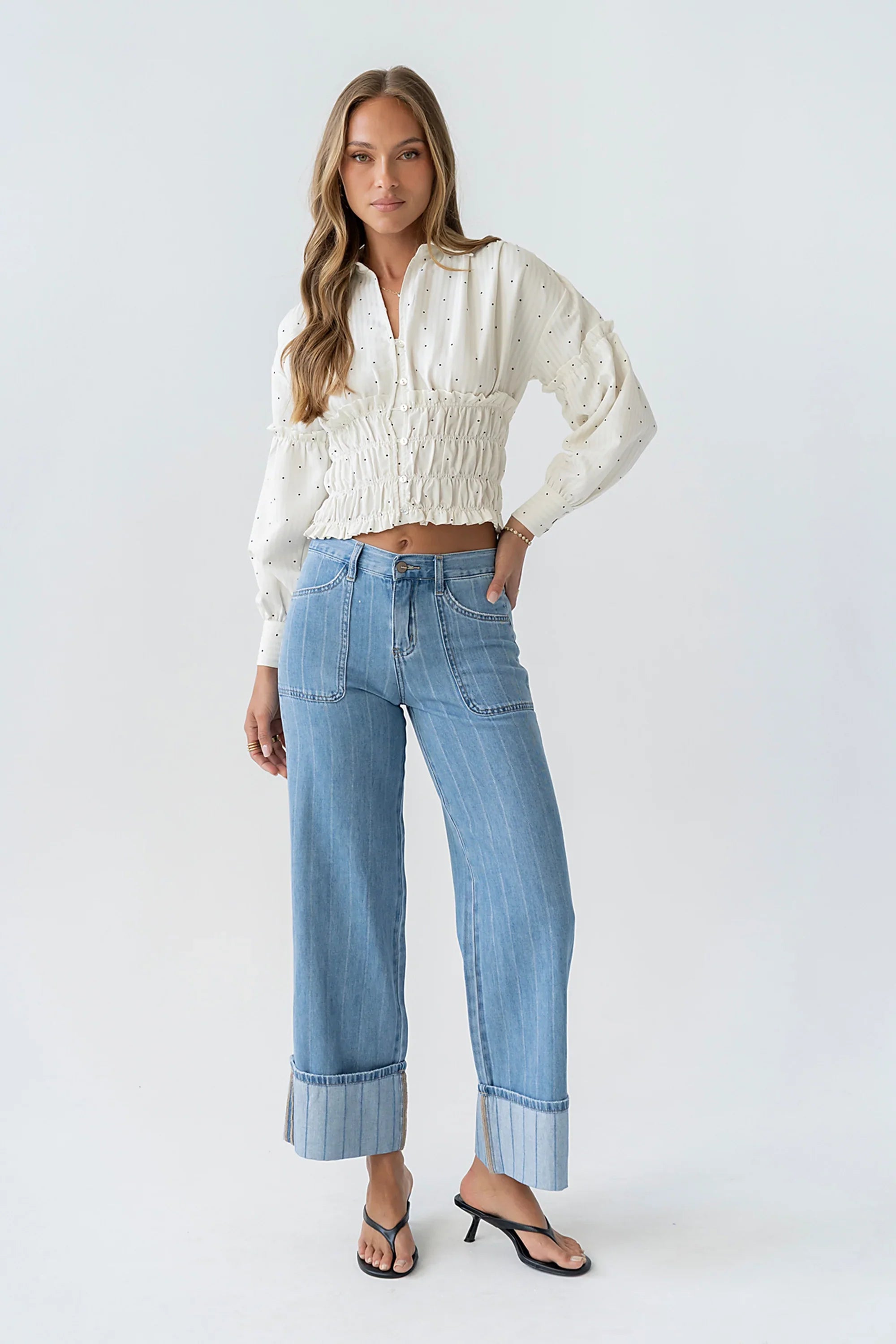 Marta Polka Dot Blouse
