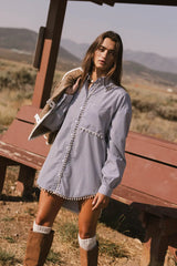 Allison Pearl Button Up FINAL SALE