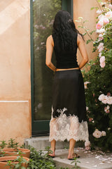 Frankie Asymmetrical Skirt in Black FINAL SALE