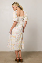 Claire Floral Midi Dress FINAL SALE