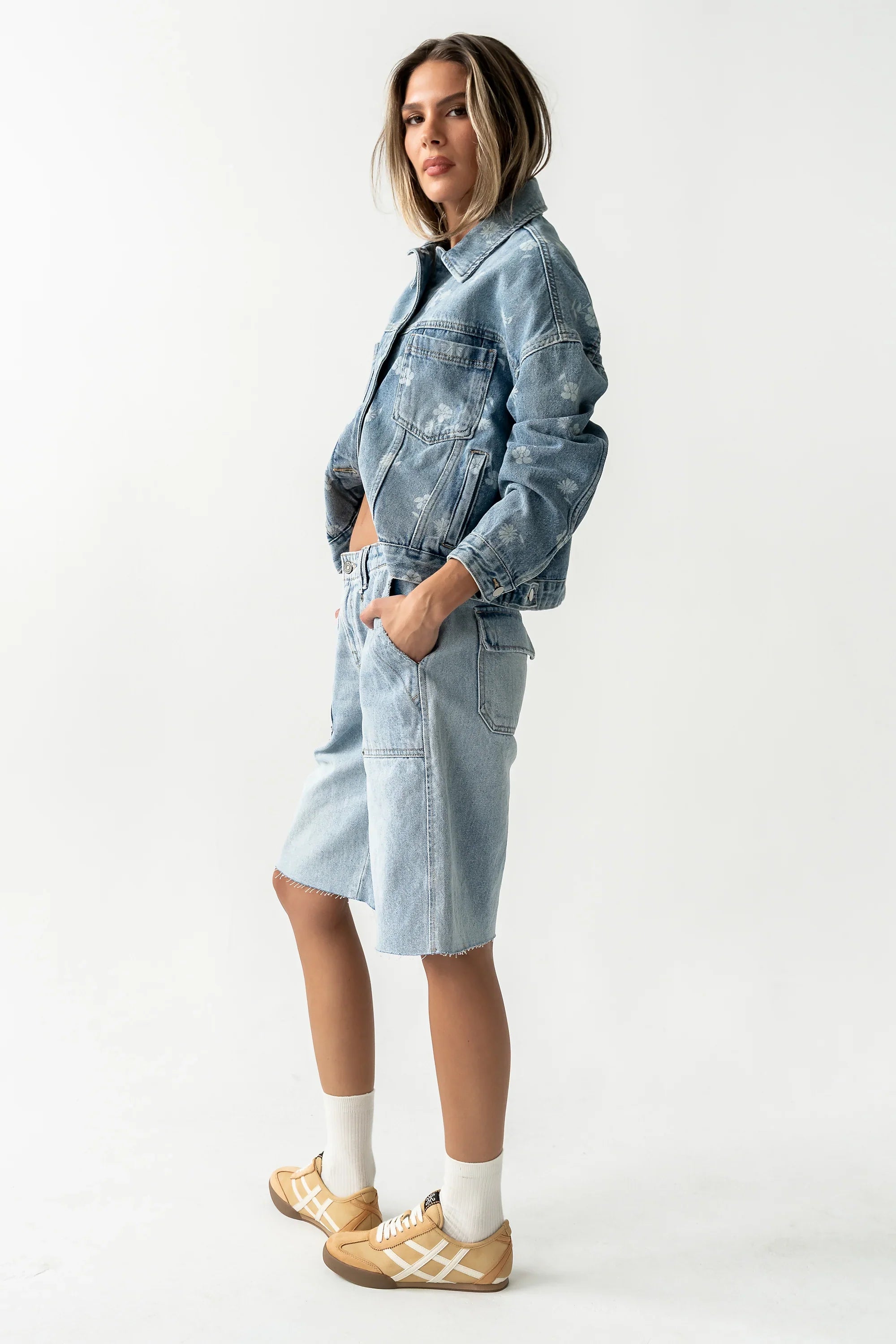 Halle Utility Bermuda Shorts
