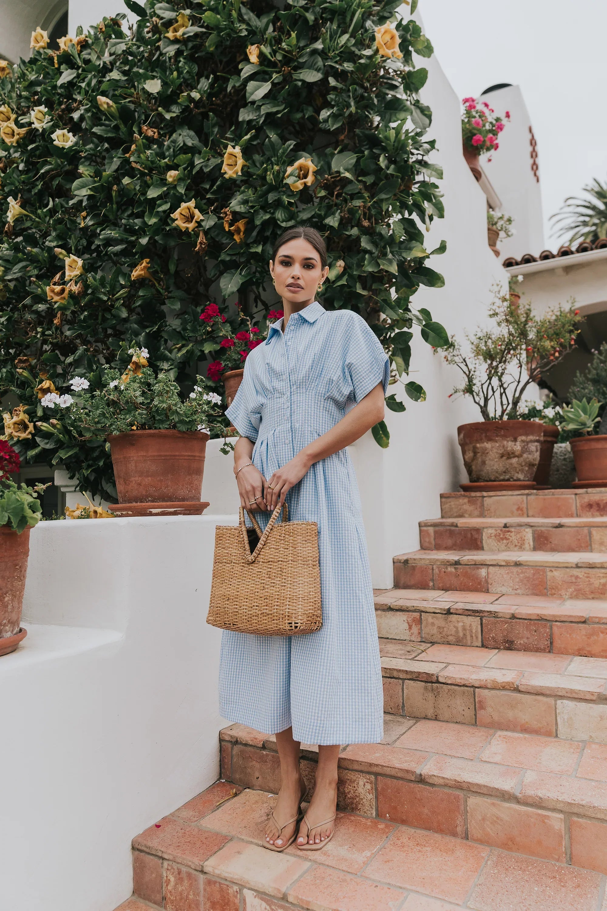 Collins Maxi Dress in Blue