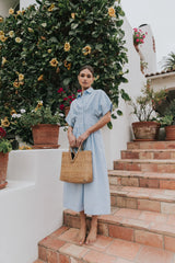 Collins Maxi Dress in Blue