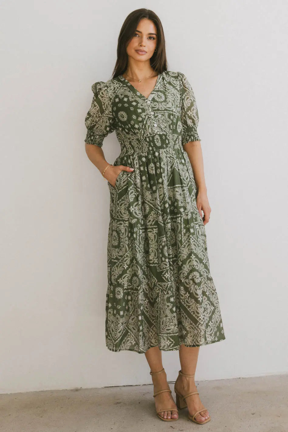 Dia Paisley Midi Dress FINAL SALE