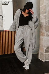 Joanna Cargo Sweatpants in Grey FINAL SALE