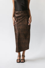 Camille Leopard Maxi Skirt FINAL SALE