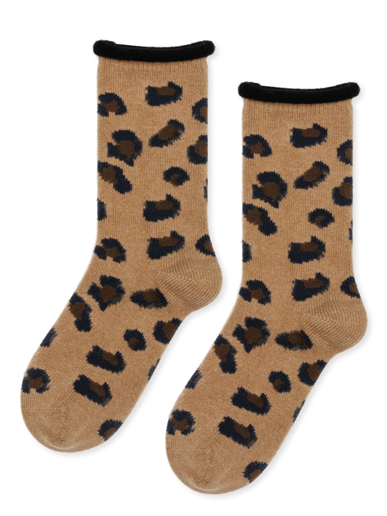 Cheetah Cashmere Crew