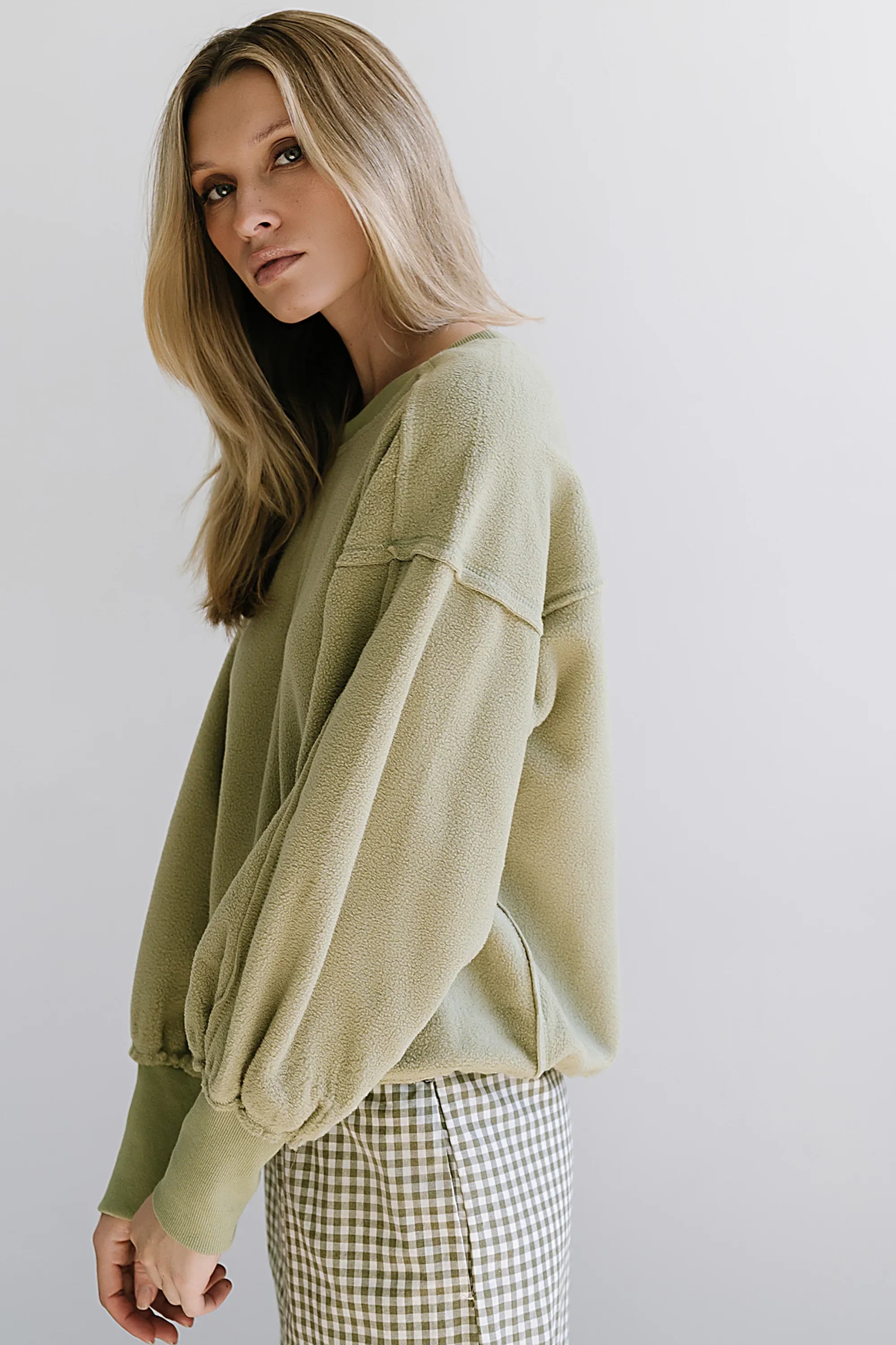 Belle Fleece Pullover Sweater