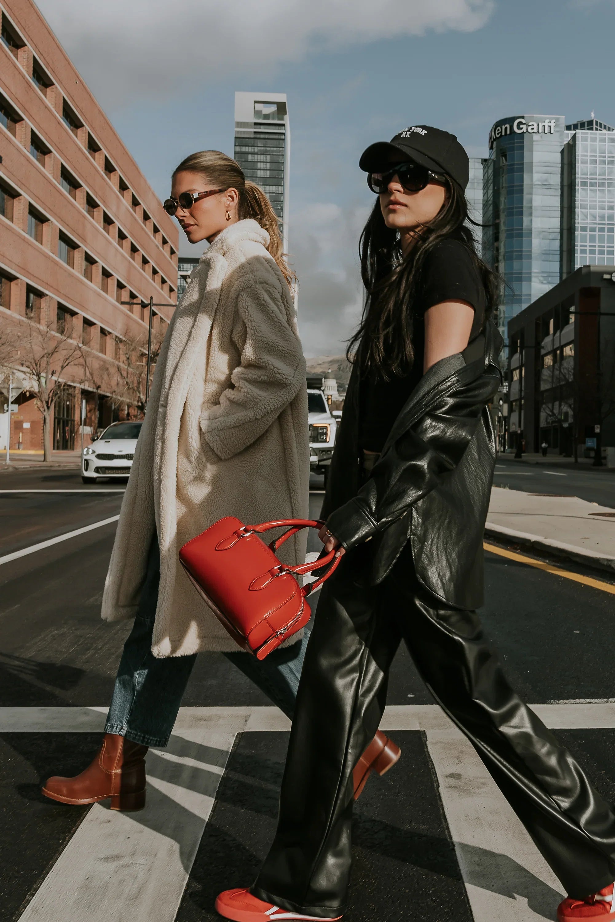 Bruno Vegan Leather Shacket FINAL SALE