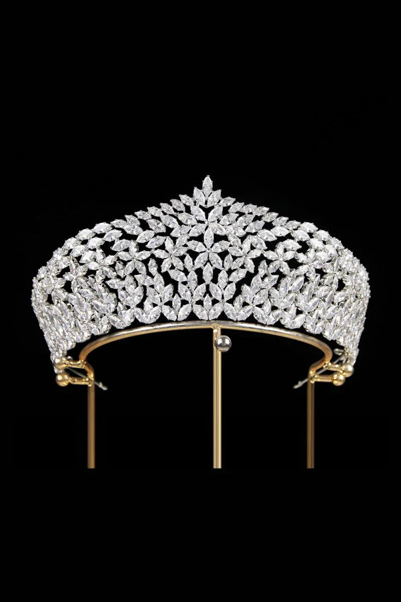 Vintage Zircon Wedding Crown