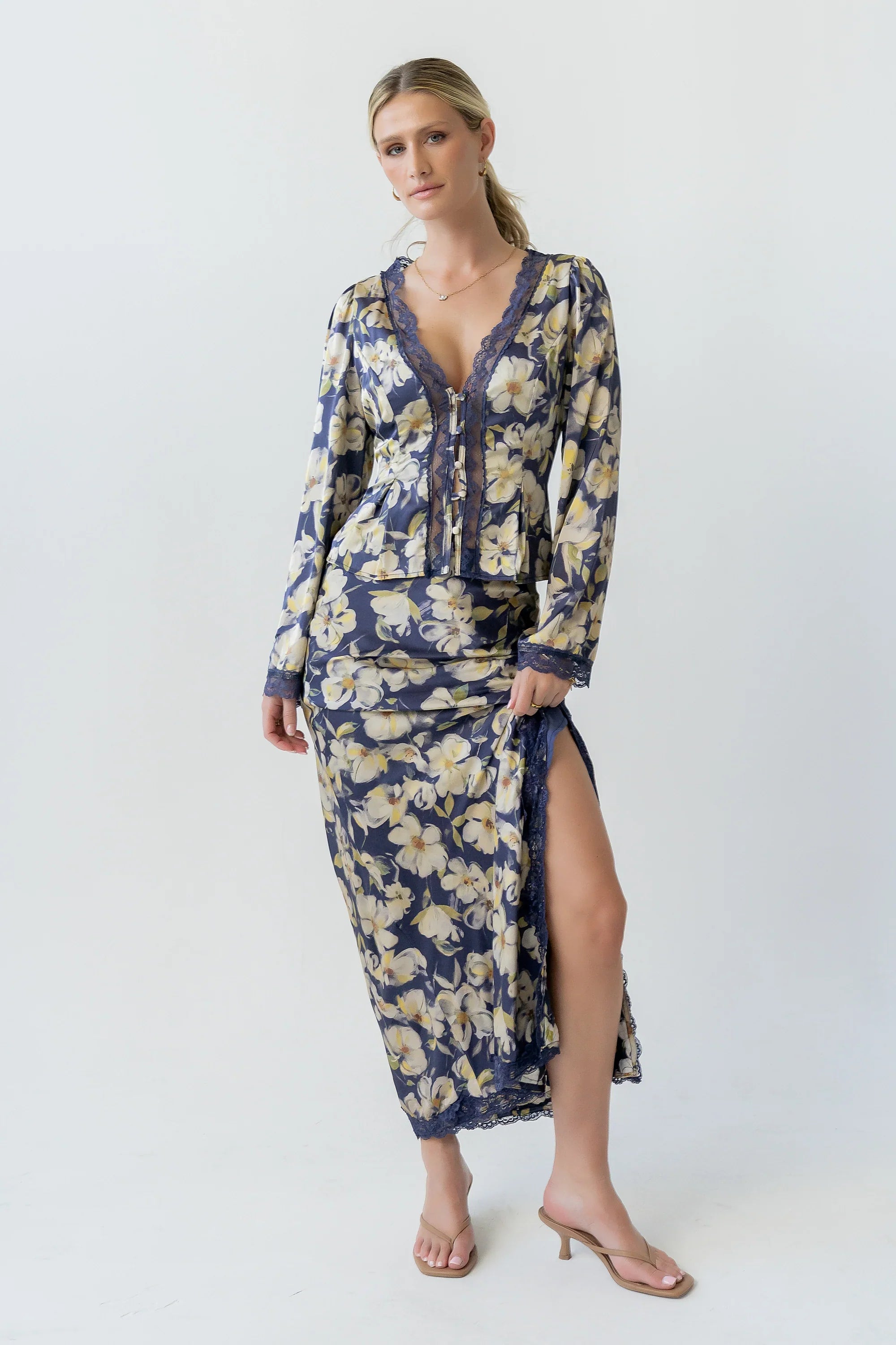 Kirsty Floral Maxi Skirt