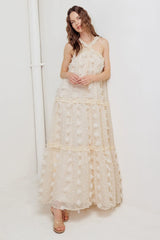 CLOUD NINE CROSS FRONT MAXI DRESS FINAL SALE