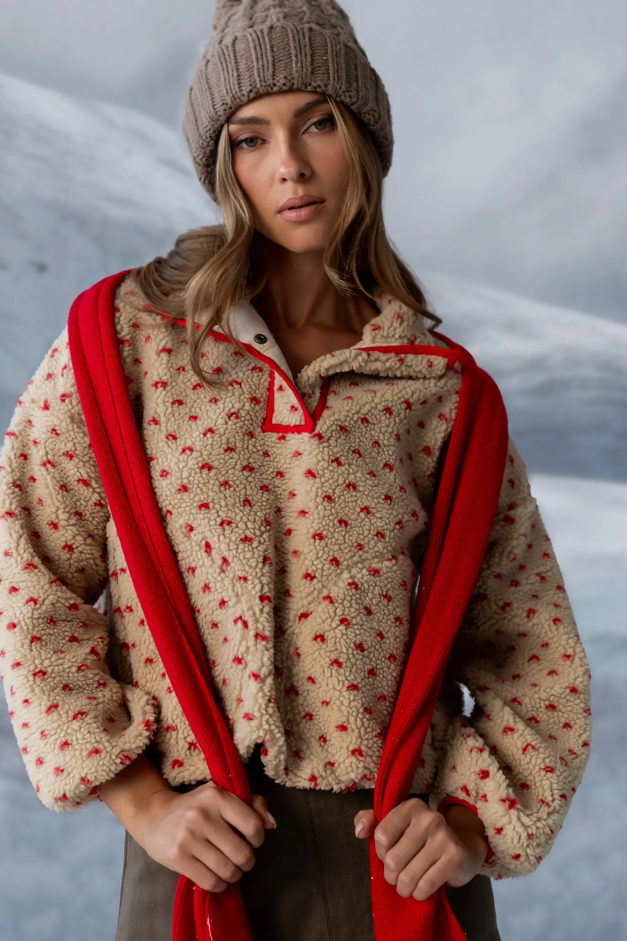 Teddy Sherpa Pullover FINAL SALE