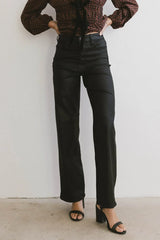 Tally Coated Wide Leg Jean FINAL SALE