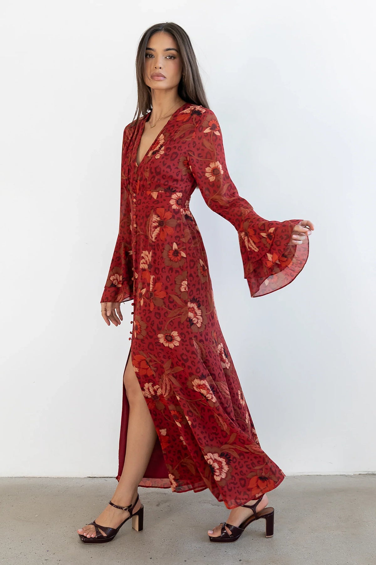 Theo Floral Maxi Dress FINAL SALE