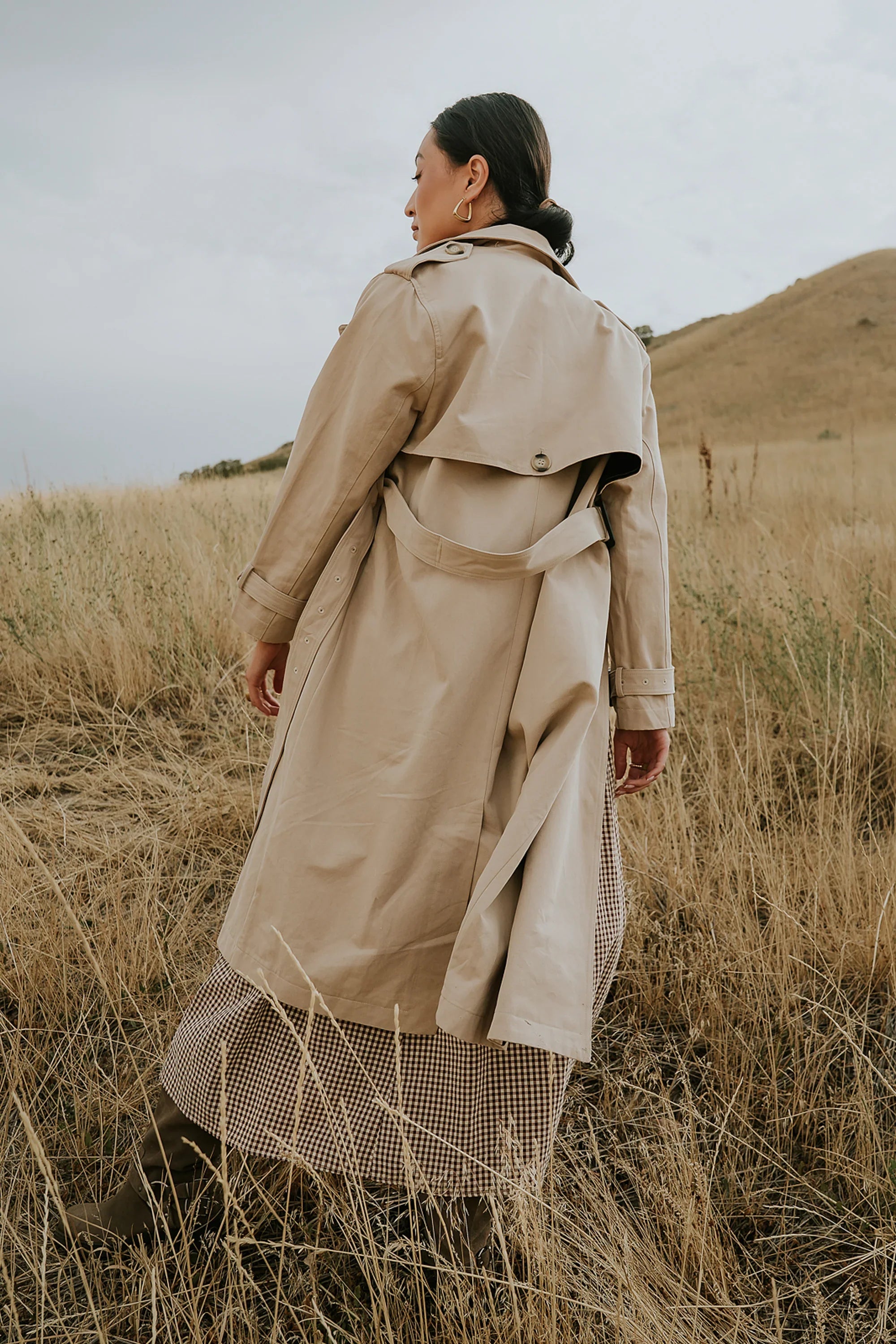 Rachel Trench Coat in Tan FINAL SALE