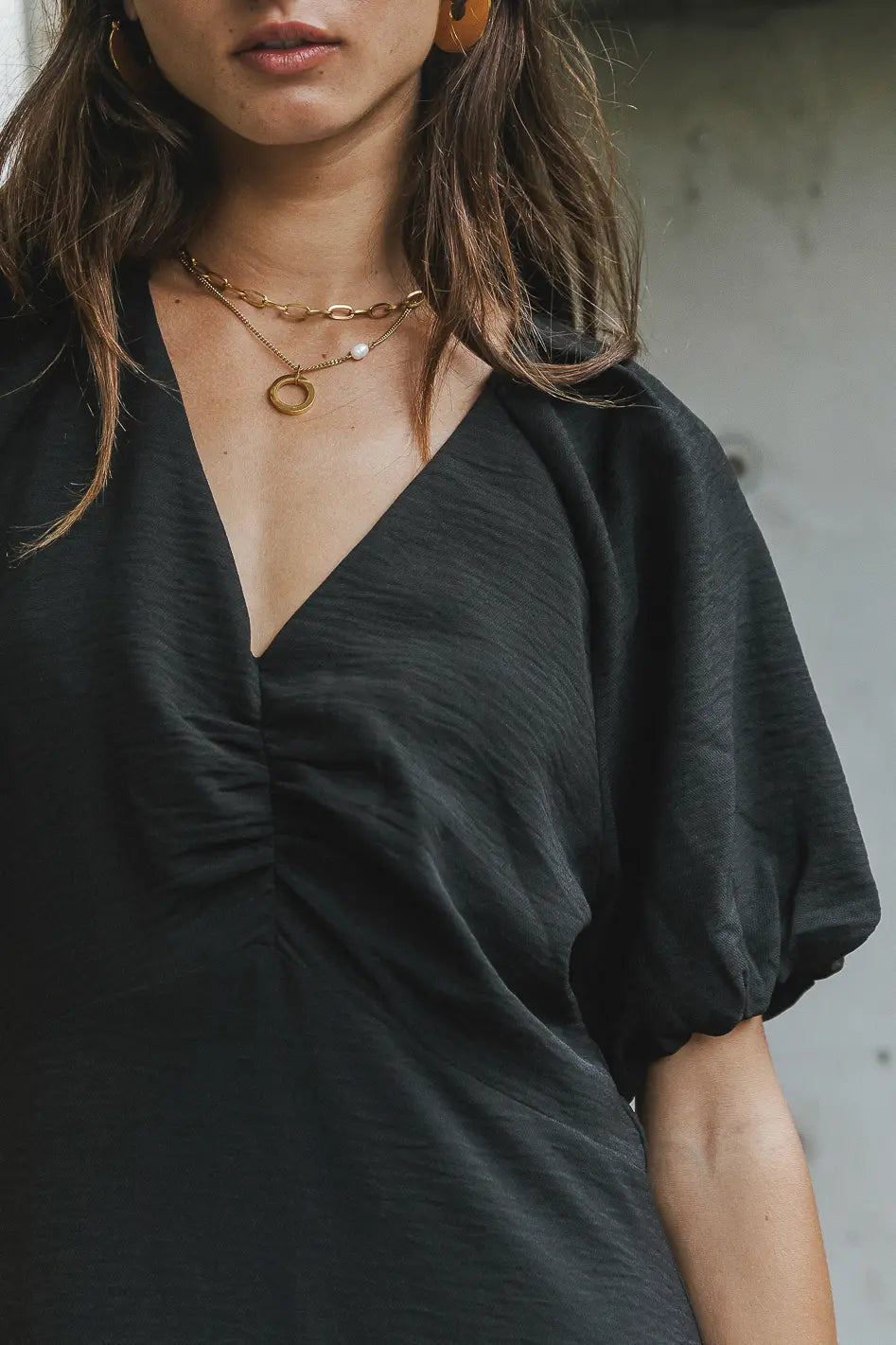 Maeve Midi Dress in Black FINAL SALE