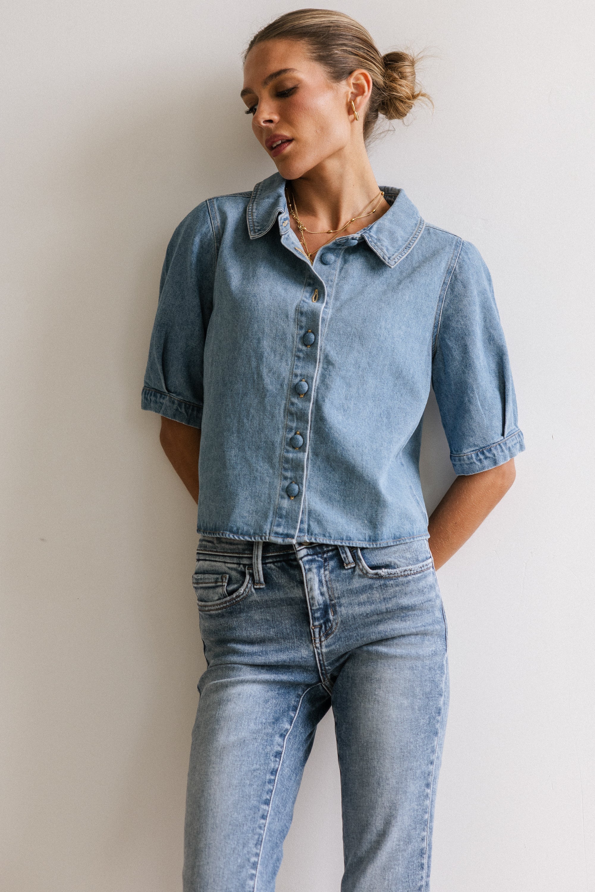 Betty Denim Button Up FINAL SALE