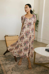 Keiko Floral Midi Dress FINAL SALE